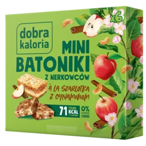 MINI KERNUTE BARETTI 'LA TORTA DI MELE CON CANNELLA (6 x 17 g) 102 g - BON CALORIQUE