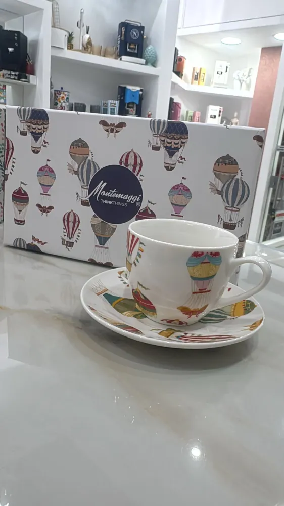 MONTEMAGGI SET DI TAZZE DA CAFFE PORCELLANA SCT DA REGALO
