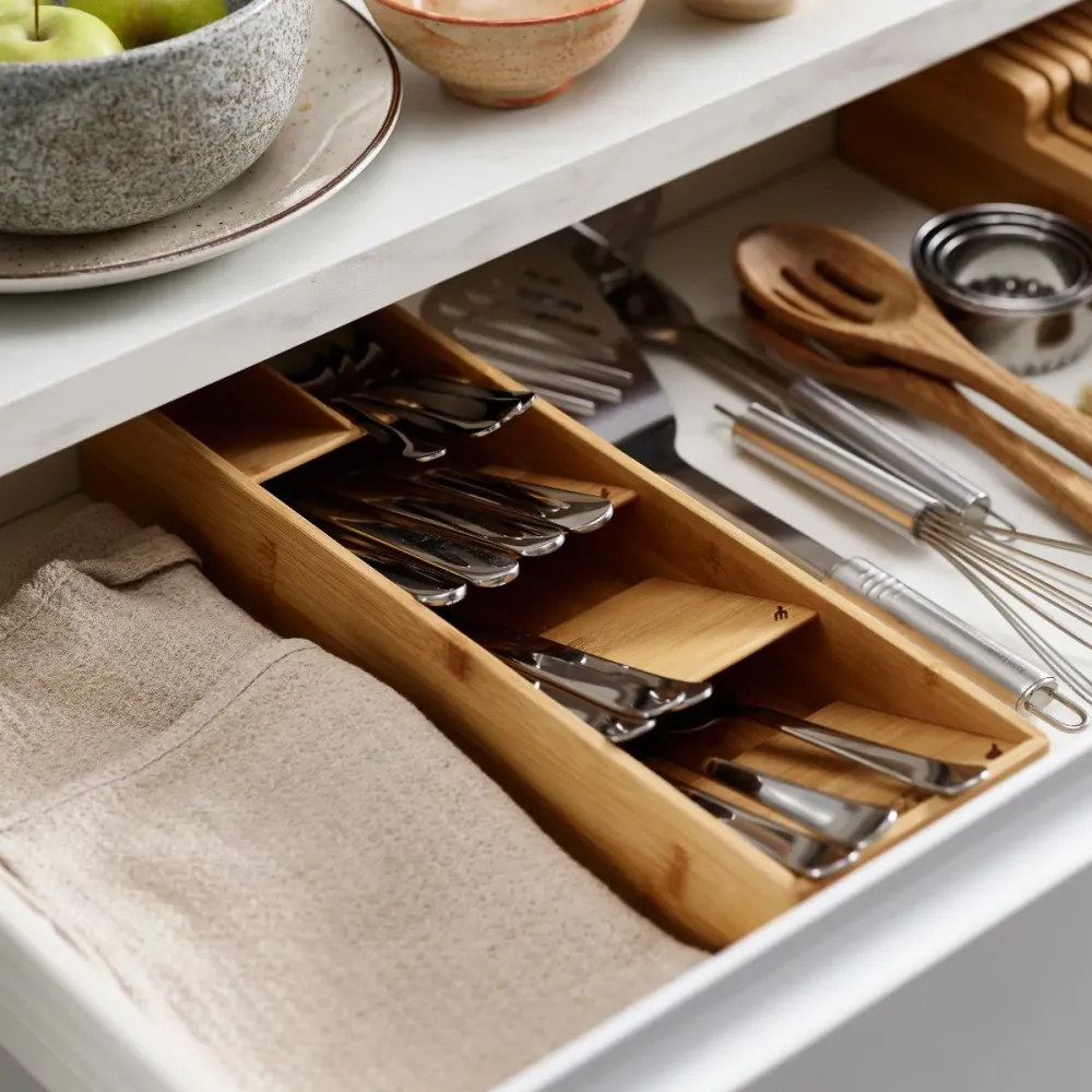Organizer per posate bambù DrawerStore di Joseph Joseph