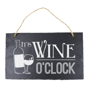 Piatto ardesia Wine O'Clock 25 cm