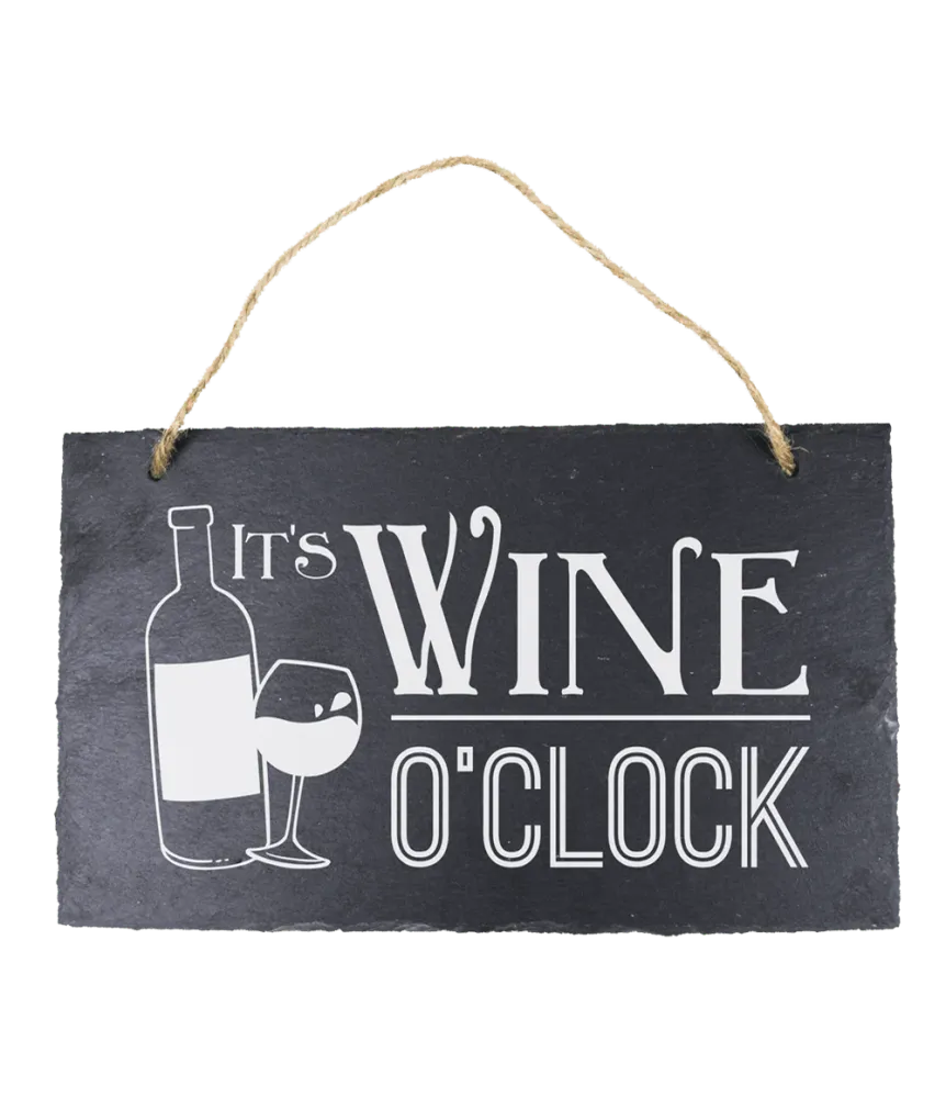 Piatto ardesia Wine O'Clock 25 cm