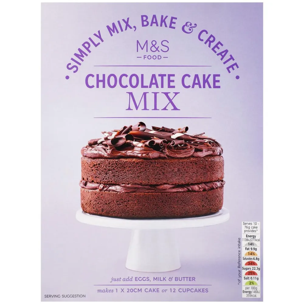 Preparato per torta al cioccolato M&S 500g