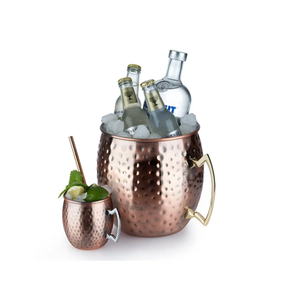 RAFFREDDATORE DI BOTTIGLIE MOSCOW MULE - coppa cocktail gigante