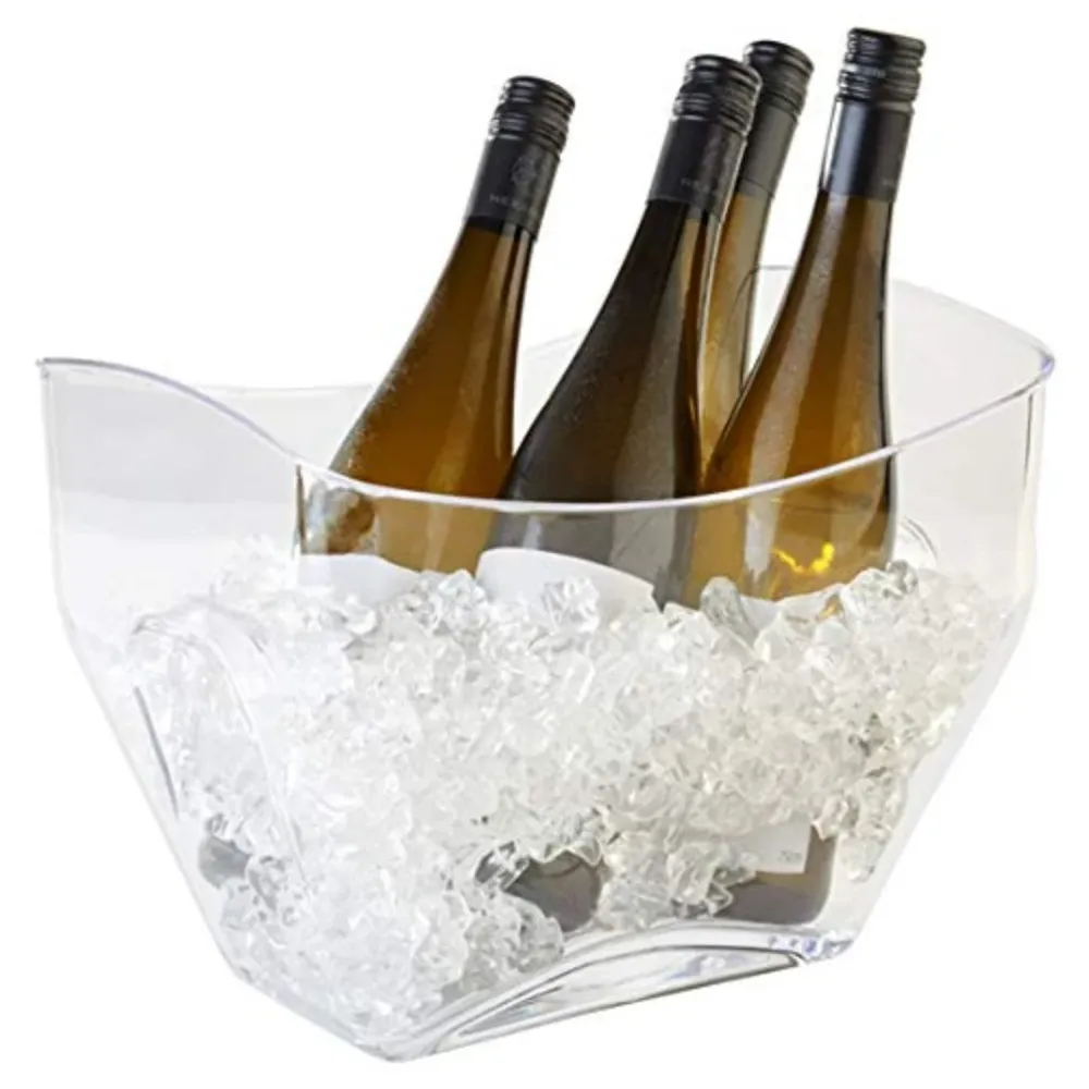 RAFFREDDATORE DI VINO - champagne cooler, trasparente