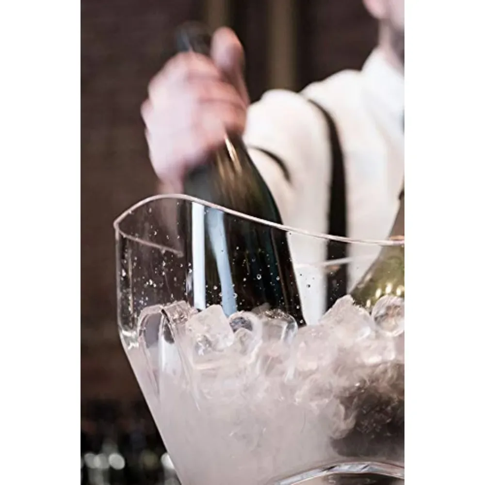 RAFFREDDATORE DI VINO - champagne cooler, trasparente