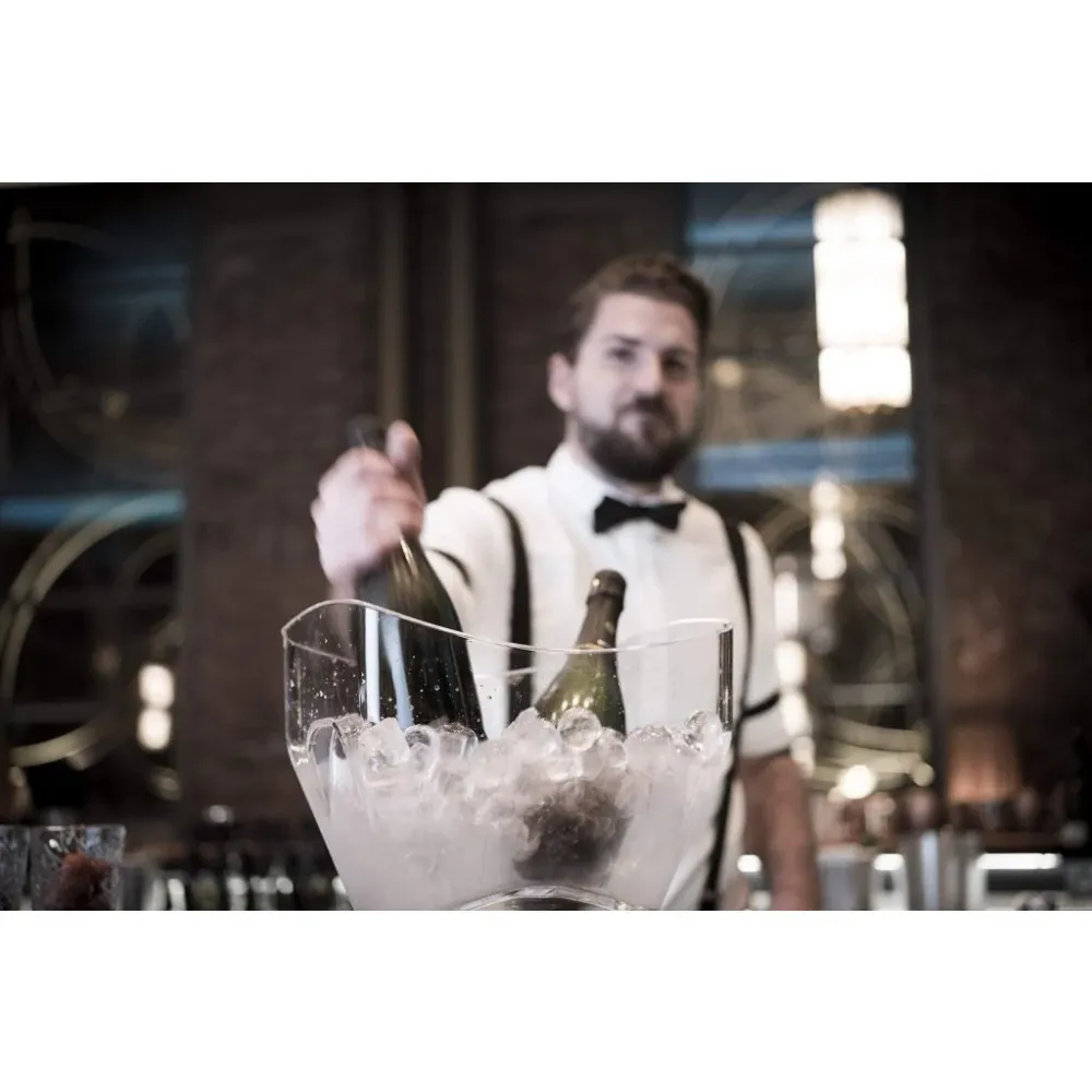 RAFFREDDATORE DI VINO - champagne cooler, trasparente