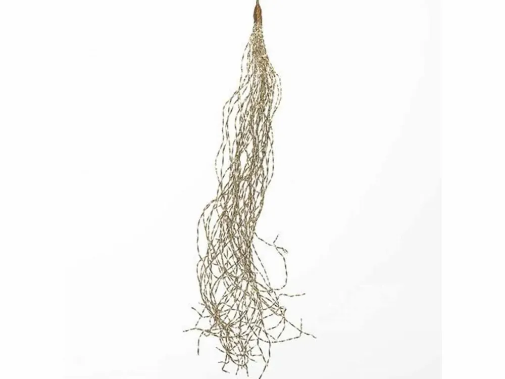 Ramo cadente natalizio 100cm champagne