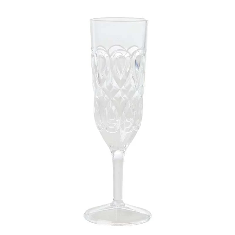 RICE Bicchiere da champagne acrilico - Trasparente