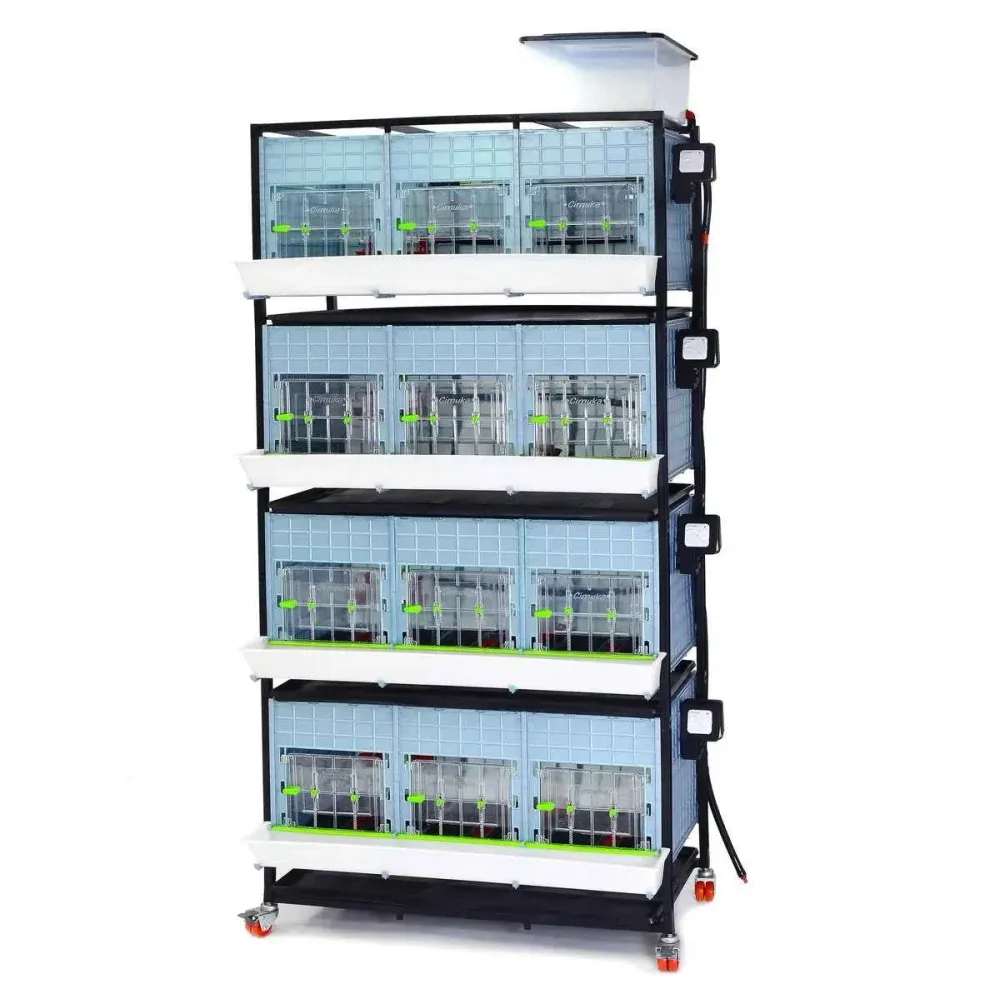 Scatola per allevamento pulcini con 4 piani - CB40-03-4K