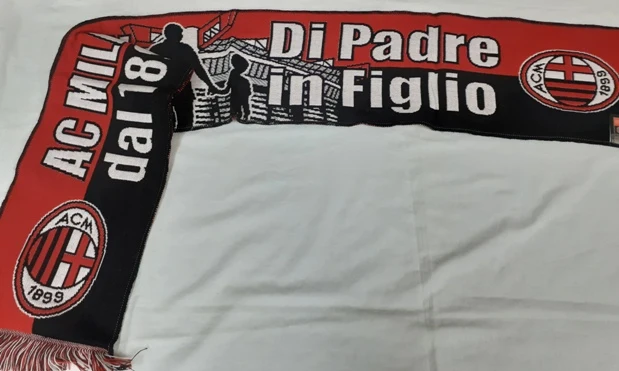 Sciarpa AC Milan Di Padre Figlio
