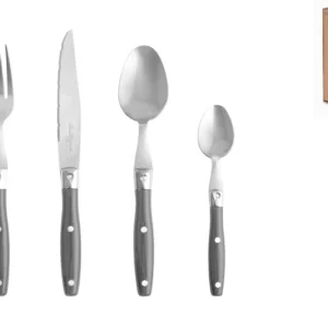 SERVIZIO POSATE 24PEZZI COMPTOIR GRIGIO