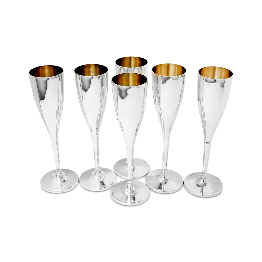 Set 6 Flûte Argento 800