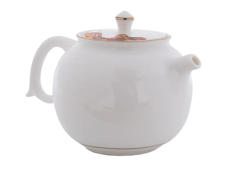 Set per cerimonia del tè (9 pezzi) # 91036, porcellana: teiera 225 ml, gundaobey 210 ml, teamesh, sei tazze 60 ml.