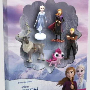Set regalo Frozen 2, Bullyland, torta e figure di gioco 5 pezzi.