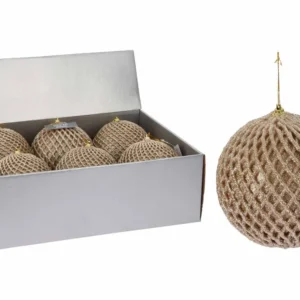 Sfera rete d.12cm champagne