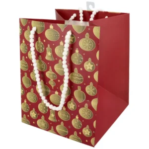 Shopper natalizio torte 25x25xh.31cm design assortiti