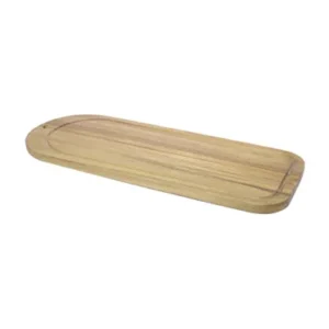 Tagliere con raccogliliquidi legno di acacia cm 50x20x1,5