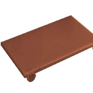 Tagliere Polipropilene Cm.50x40x2 Marrone Con 2 Fermi