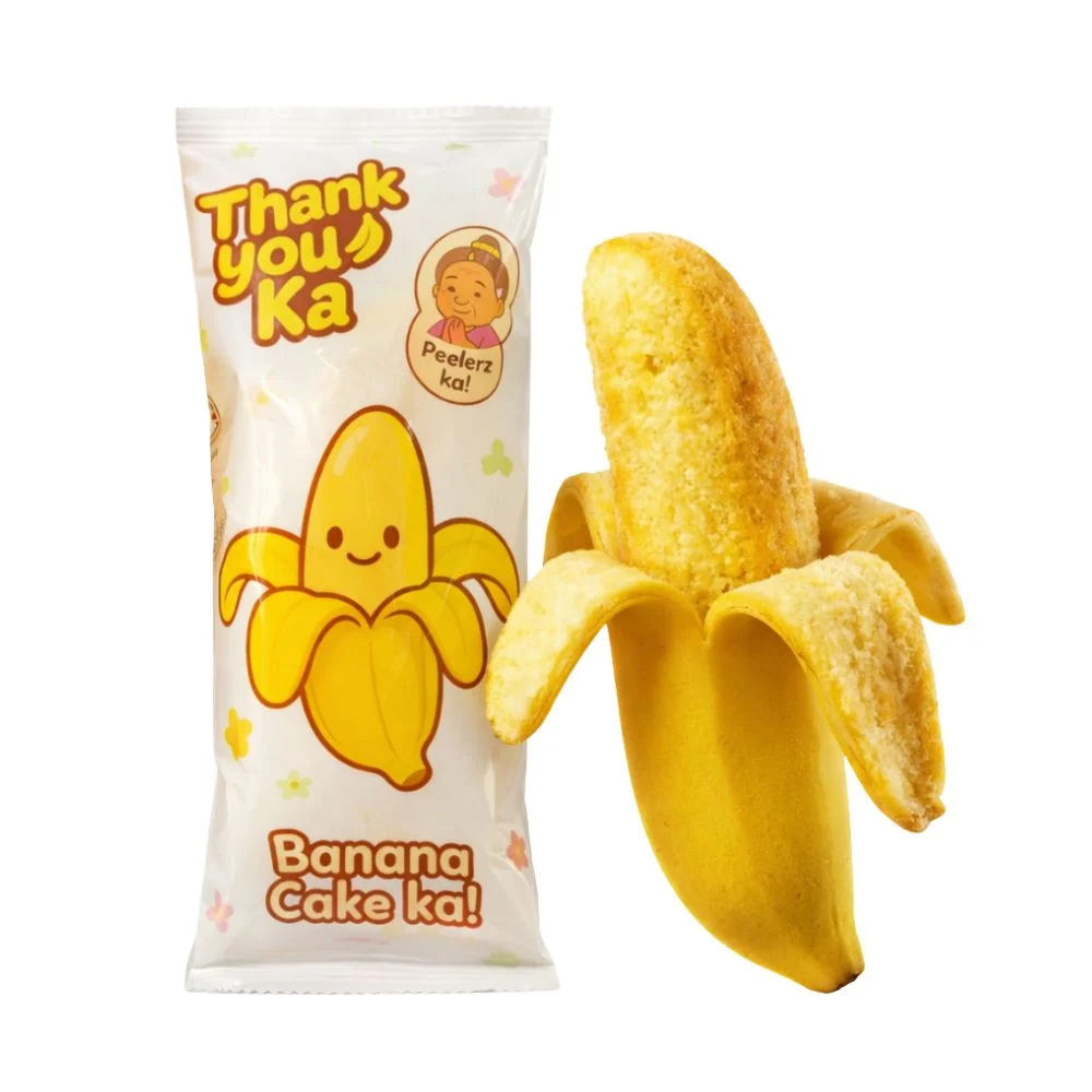 Thank You Ka Banana Cake Peelerz, torta sbucciabile forma e al gusto di banana da 65g