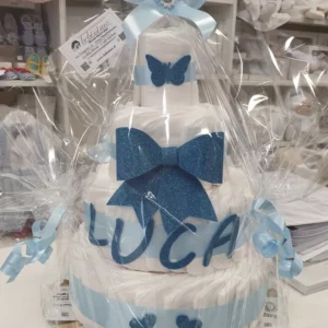 Torta pannolini personalizzata