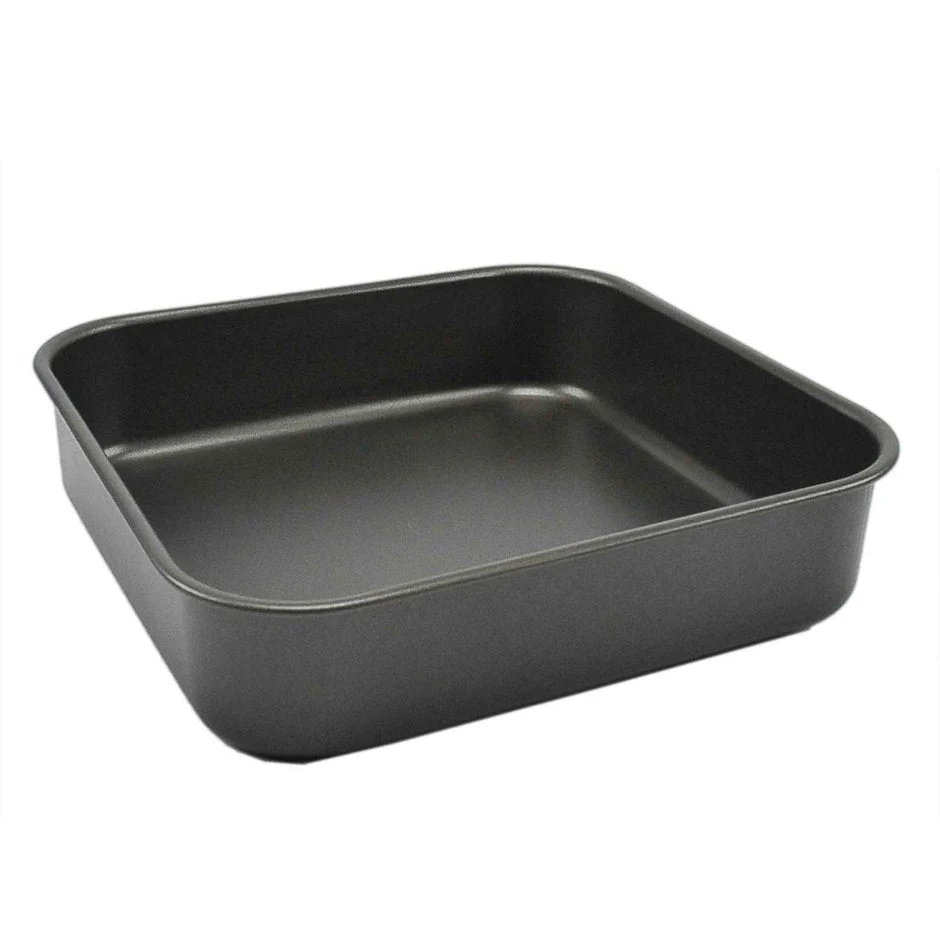 Vespa Teglia Quadrata Sfornatutto 25x25x5,4 cm – Alluminio Antiaderente Alta – Ideale per Lasagne, Focacce e Torte – Made...