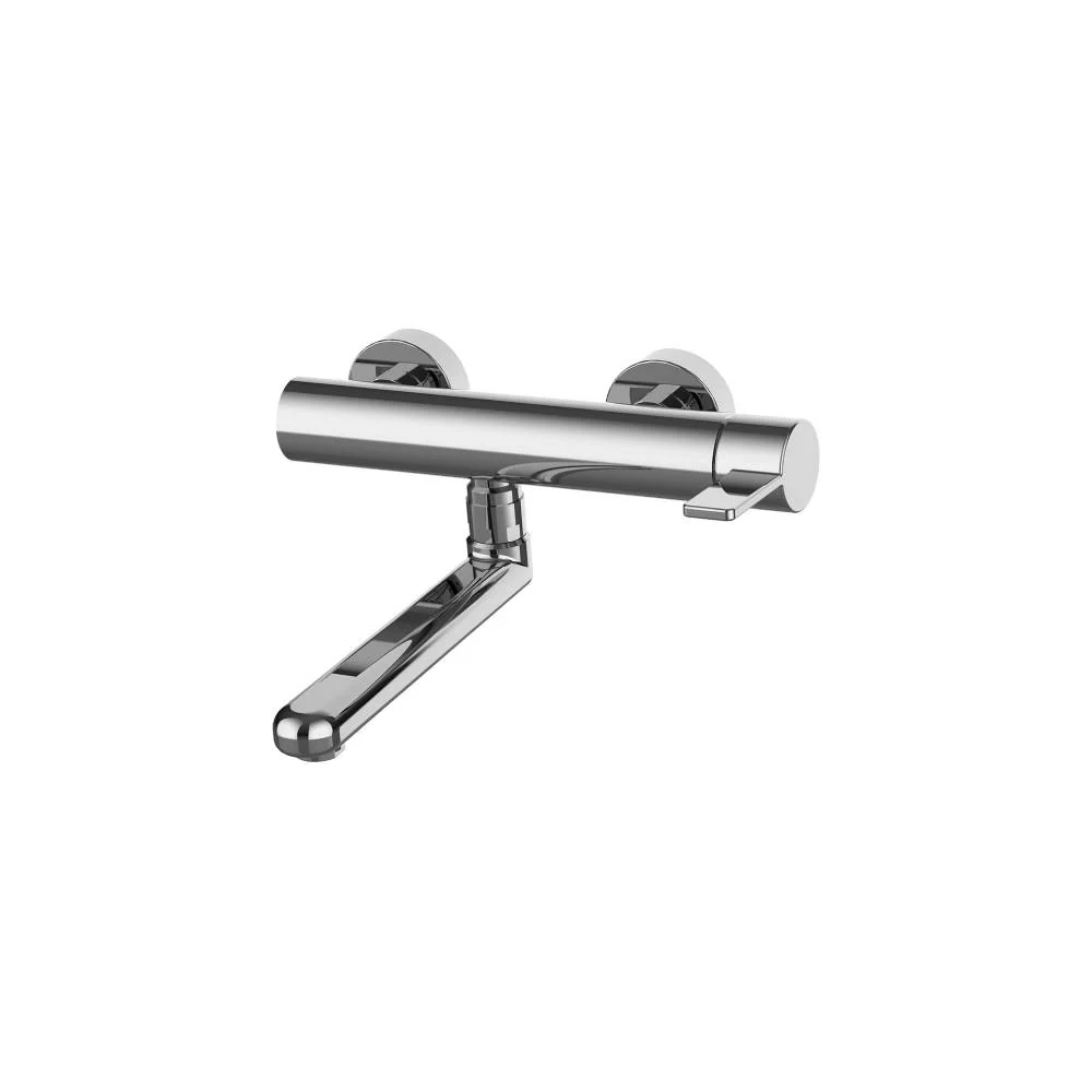 Miscelatore cucina serie Rock modello RO161CR parete cromo Paffoni