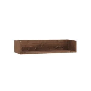 Scaffale legno massello colore noce di 90cm - ONA