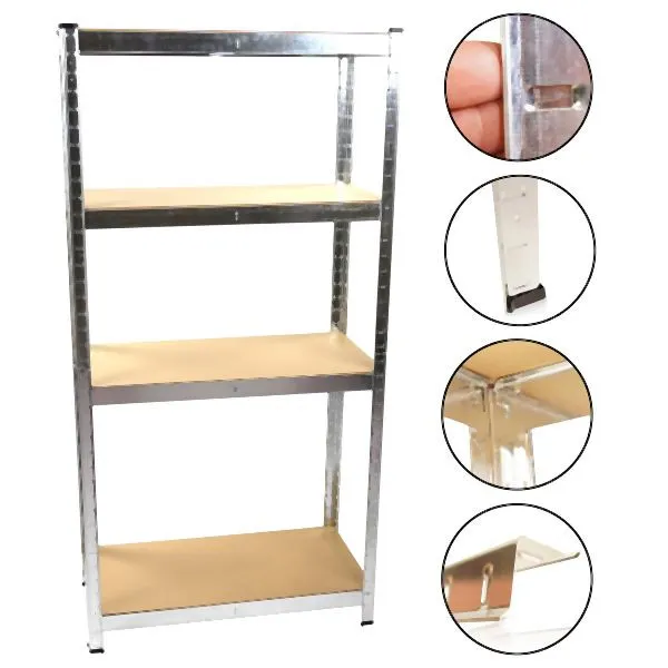 Scaffale per carichi pesanti Metra 80 x 40 x 160 cm base MDF 10828