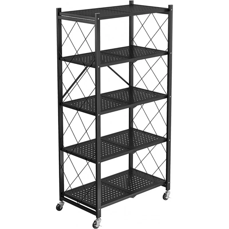 Scaffale pieghevole 5 ripiani con ruote Paride Xone