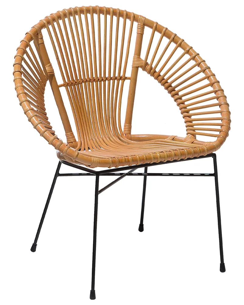 Certificato PEFC/FSC Sedia rattan naturale SARITA