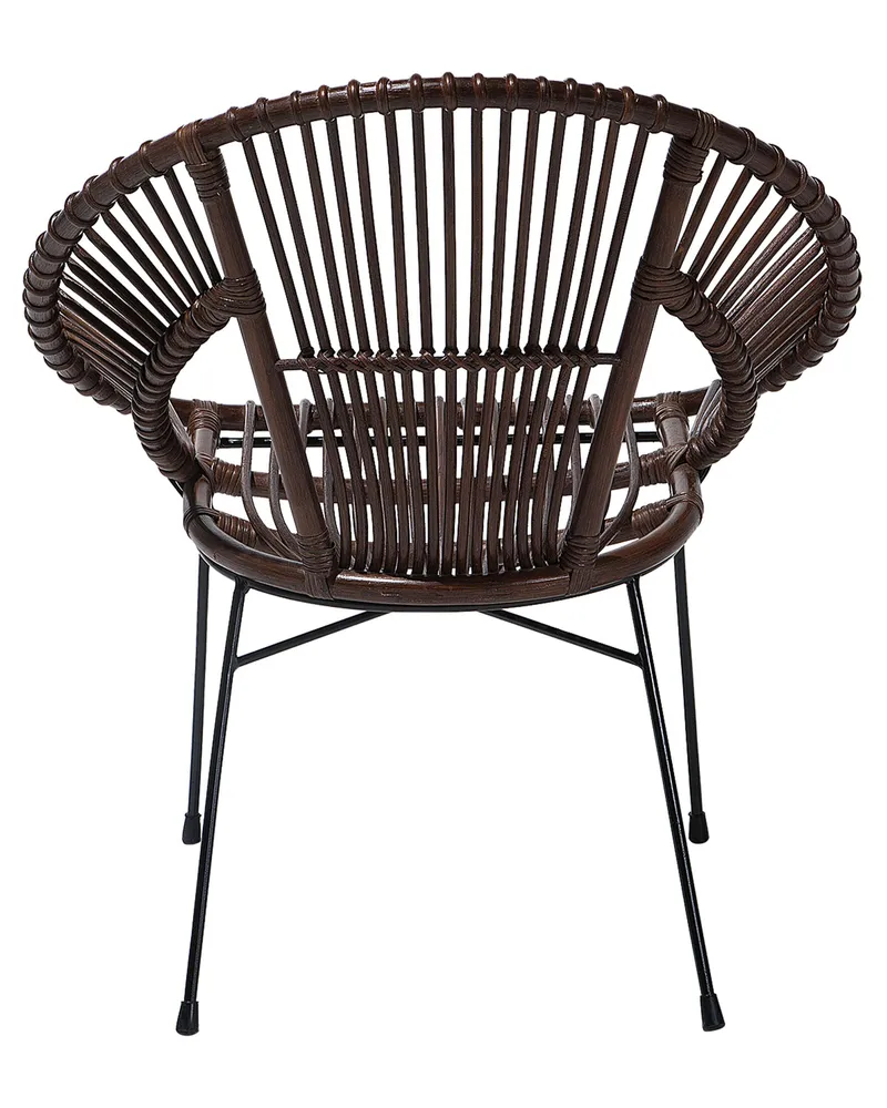 Mobile Angolo Sedia rattan marrone SARITA