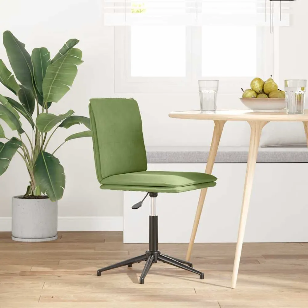 Sedia da Pranzo Verde Trasparente Velluto