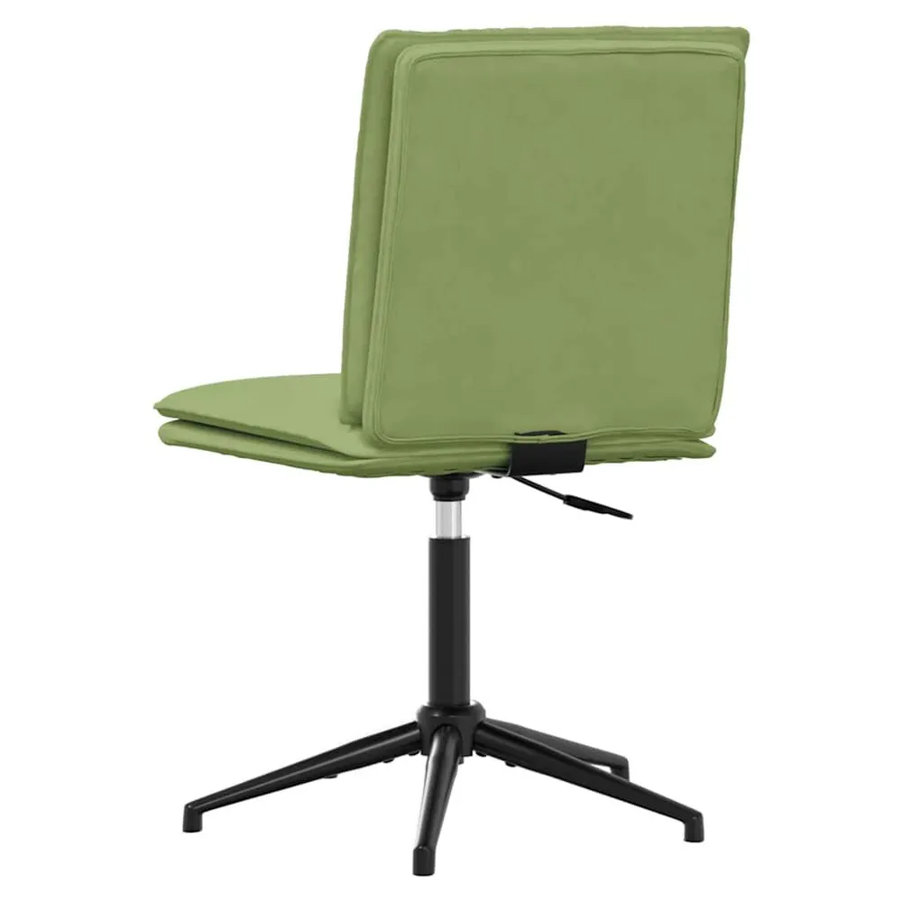 Sedia da Pranzo Verde Trasparente Velluto