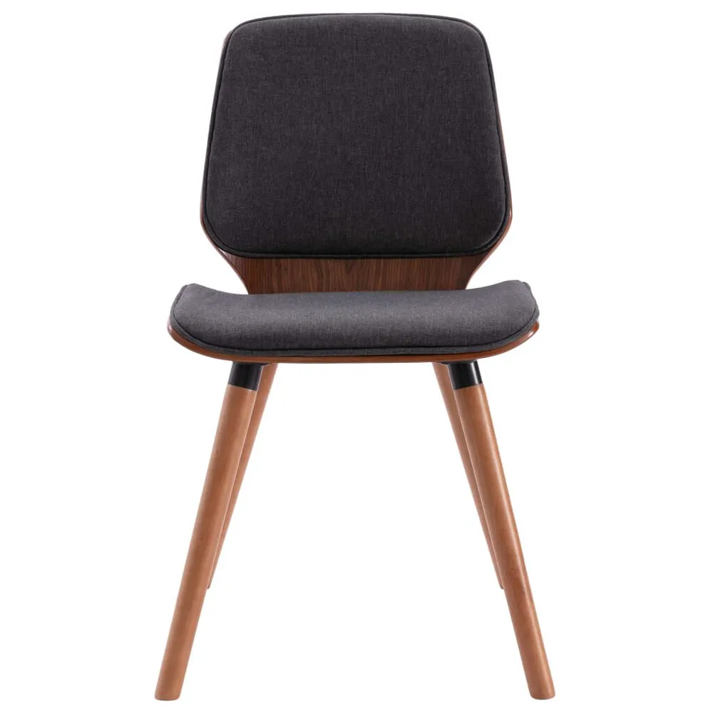 Set Sala da Pranzo Sedie da Pranzo 2 pz Grigie Tessuto