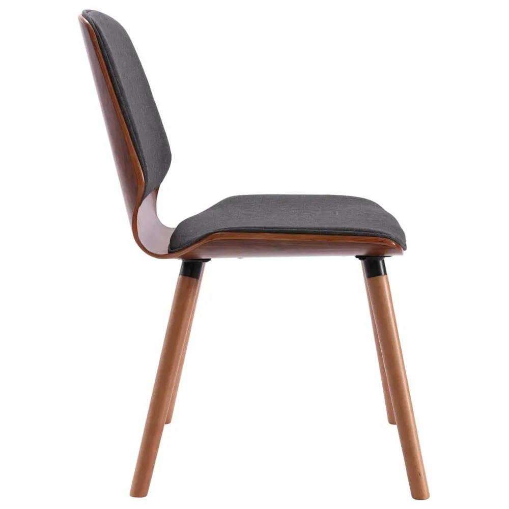 Set Sala da Pranzo Sedie da Pranzo 2 pz Grigie Tessuto