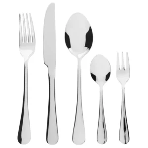 Set Completo di 30 Piece Cutlery Set FUSILLI Silver