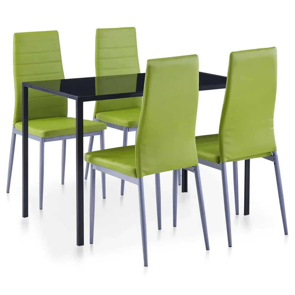 Panchetta con Contenitore Set da Pranzo 5 pz Verde