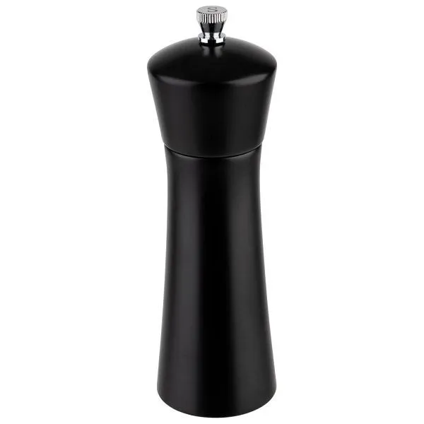 Macina sale APS macina spezie legno di acacia macina acciaio inossidabile Ø 5 cm altezza 17 cm nero 40579