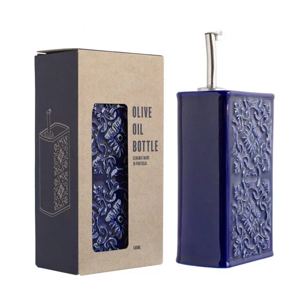 AZULEJO Olive Oil Dispenser 500ml - DARK BLUE | Spedizione Veloce