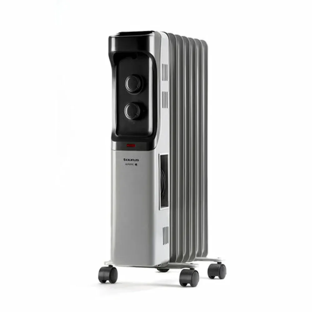 Radiatore Olio (9 elementi) Taurus DAKAR1500 Grigio 1500 W con Garanzia Vita