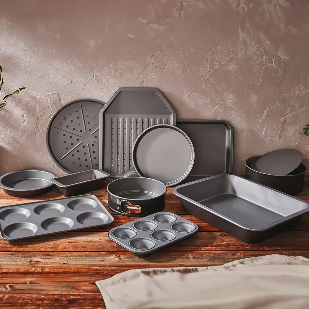 Set di 4 stampi singoli alti per friggitrice e forno Wham® Cook