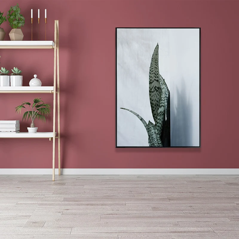 Stampa artistica da parete con piante decorative moderne su tela per la camera degli ospiti, diverse dimensioni disponibili