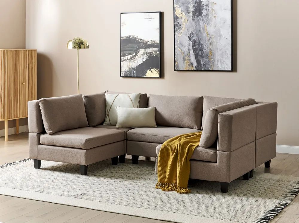 Stampa su tela JESI Rettangolare 83 x 103 cm Astratto Grigio