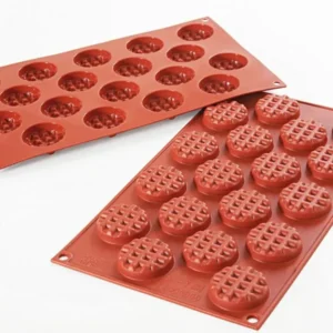 Stampo da forno morbido Schneider waffle rotondo 40 x 12 mm 115217