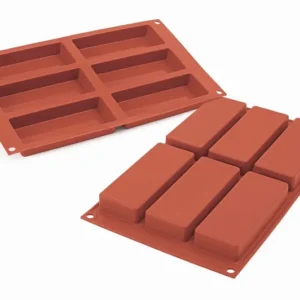 Stampo da forno siliconico Schneider rettangolo 125 x 40 mm altezza 20 mm 115233