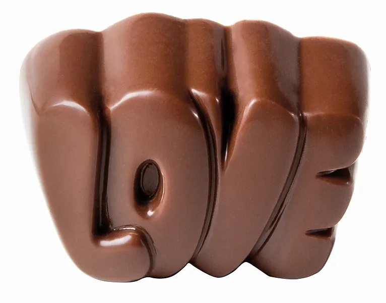 Stampo per cioccolato Schneider - Amore 275 x 135 x 24 mm / 33 x 225 x 16 mm 105 g 3 x 8 pezzi 421744