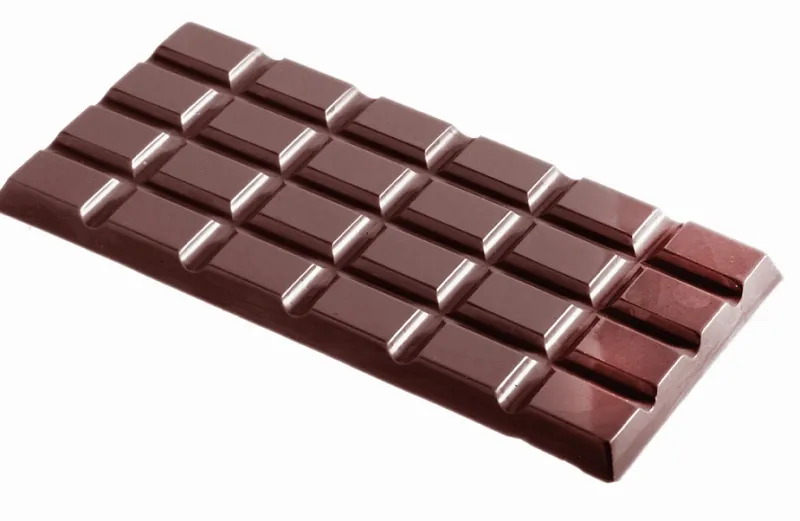 Stampo per cioccolato Schneider - bordo 4x6 rettangolo 275 x 175 x 24 mm / 156 x 77 x 8 mm 90 g 1 x 3 pezzi 422110