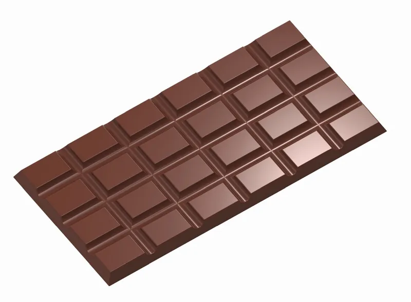 Stampo per cioccolato Schneider - bordo 4x6 rettangolo 275 x 175 x 24 mm / 156 x 77 x 6 mm 70 g 1 x 3 pezzi 422438