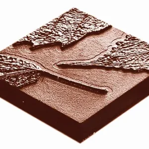 Stampo per cioccolato Schneider - foglia di cacao 275 x 135 x 24 mm / 41 x 41 x 7 mm 13 g 2 x 5 pezzi 421669