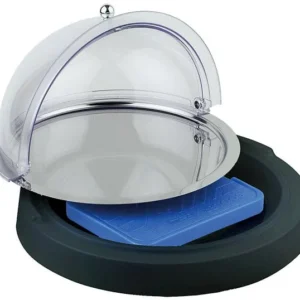 APS Top Fresh Set -TOP FRESH- Ø 42 cm altezza: 6 cm raffreddabile 1 vassoio acciaio inossidabile 18/0 Ø38 cm 1 impacco di...